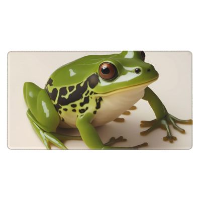 YYHWHJDE Cute Frogs Pattern Large Office Gaming Mouse pad 16 x 29.5 in : Strong Adhesion and Durability Precision Edge Locking