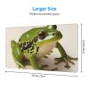 YYHWHJDE Cute Frogs Pattern Large Office Gaming Mouse pad 16 x 29.5 in : Strong Adhesion and Durability Precision Edge Locking view 2