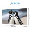 YYHWHJDE Cute Penguins Baby Taking Pictures Pattern Large Office Gaming Mouse pad 16 x 29.5 in : Strong Adhesion and Durability Precision Edge Locking view 2