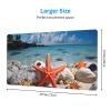 YYHWHJDE Starfish and Coral on Beach Picture Large Office Gaming Mouse pad 16 x 29.5 in : Strong Adhesion and Durability Precision Edge Locking view 2