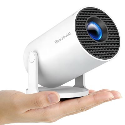 Mini Projector WiFi Bluetooth, 35"-130" 1080P Full HD Short Throw Portable Projector for IOS Android Phone Laptop TV Stick HDMI USB