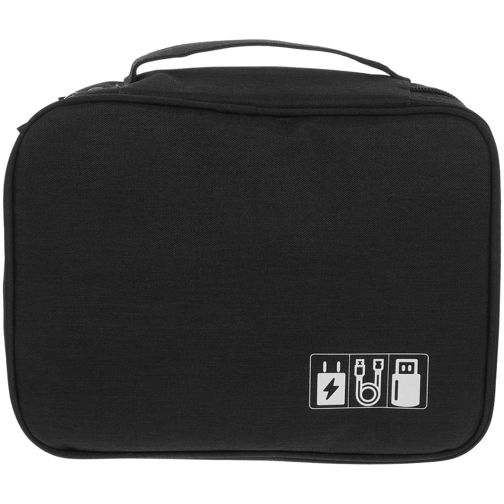 ARTIBETTER Portable Charger Case Multifunctional Electronics Organizer Travel Case Shock-absorbing Padding Stylish Design and Efficient Multilayered Compartments for Cables Power Banks and