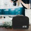 ARTIBETTER Portable Charger Case Multifunctional Electronics Organizer Travel Case Shock-absorbing Padding Stylish Design and Efficient Multilayered Compartments for Cables Power Banks and view 2