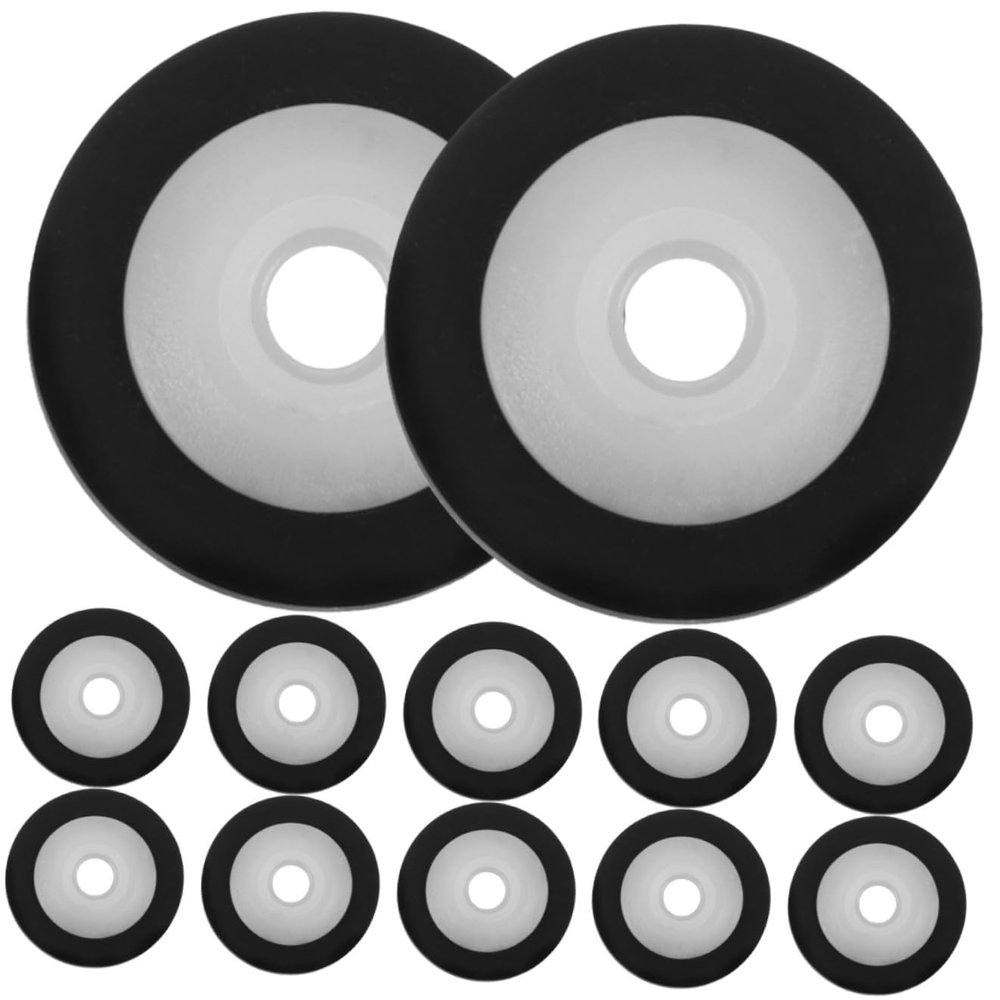 PartyKindom 48pcs Replacement Cassette Tape Pinch Roller Audio Radio Tape Recorder Maintenance
