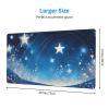 YYHWHJDE Blue Starry Sky Pattern Large Office Gaming Mouse pad 16 x 29.5 in : Strong Adhesion and Durability Precision Edge Locking view 2