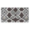 YYHWHJDE Quatrefoil Grey Pattern Large Office Gaming Mouse pad 16 x 29.5 in : Strong Adhesion and Durability Precision Edge Locking view 1