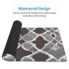 YYHWHJDE Quatrefoil Grey Pattern Large Office Gaming Mouse pad 16 x 29.5 in : Strong Adhesion and Durability Precision Edge Locking view 3