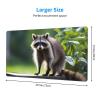 YYHWHJDE Cute Raccoon Pattern Large Office Gaming Mouse pad 16 x 29.5 in : Strong Adhesion and Durability Precision Edge Locking view 2