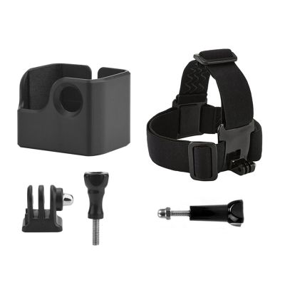 Action Camera Head Mount Strap Holder Lanyard Wearing Head Belt with Expansion Adapter Frame Border,Head POV Bike Motorcycle Accessories for DJI Osmo Pocket 3