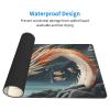 YYHWHJDE Fish leap Dragon gate Pattern Large Office Gaming Mouse pad 16 x 29.5 in : Strong Adhesion and Durability Precision Edge Locking view 3