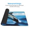 YYHWHJDE Ocean Dolphin Looking at You Pattern Large Office Gaming Mouse pad 16 x 29.5 in : Strong Adhesion and Durability Precision Edge Locking view 3