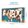 YYHWHJDE Abstract Cow Skin Prints Large Office Gaming Mouse pad 16 x 29.5 in : Strong Adhesion and Durability Precision Edge Locking view 2