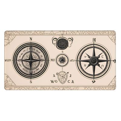 YYHWHJDE Magical Design Norse Runes Compass Pattern Large Office Gaming Mouse pad 16 x 29.5 in : Strong Adhesion and Durability Precision Edge Locking
