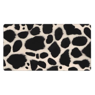 YYHWHJDE Nice Cowhide Pattern Large Office Gaming Mouse pad 16 x 29.5 in : Strong Adhesion and Durability Precision Edge Locking