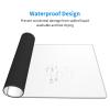 YYHWHJDE Solid Color White Pattern Large Office Gaming Mouse pad 16 x 29.5 in : Strong Adhesion and Durability Precision Edge Locking view 3
