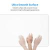 YYHWHJDE Solid Color White Pattern Large Office Gaming Mouse pad 16 x 29.5 in : Strong Adhesion and Durability Precision Edge Locking view 4