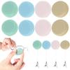 QENWKXZ 8Pcs Macaron Smartphone Screen Wipe Portable Phone Screen Cleaner with Lanyard Reusable Mobile Phone Screen Glasses Lens Wipes Decorative Phone Screen Cleaner for Eyeglasses Sunglasses 3.5x1.6 view 3
