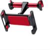 LXQTAO Advanced Rotatable Lazy Stand for Mobile Phones, Tablets, Gaming Devices 4.7-12.9 inch  Sturdy Car Headrest Stand in Red and Black On-Road Entertainment view 2