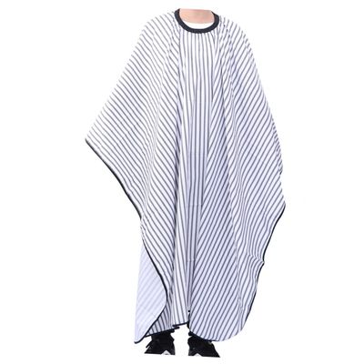 NOLITOY Stripe Hair Cutting Cape Unisex Barber Apron for Salon Use Lightweight and Design for Hair Dye and Styling