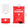 VitaPolaris Heavy-Duty Emergency Fire Blanket, 2 Pack Fireproof Fiberglass Blanket for Kitchen, Home, Car, Grill, Fireplace, Camping, Heat Shield, Grease Fires, Emergency Fire Suppression view 2