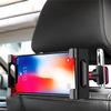 LXQTAO Car Headrest Stand - Advanced Rotatable Lazy Stand for Mobile Phones, Tablets, Gaming Devices 4.7-12.9 inch Device Use C Style (2 x Red) view 4