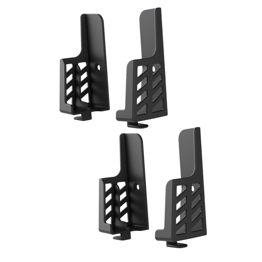 OSALADI 2pcs Angle Cell Phone Holder Double Slot Tablet Stand Wall-Mounted Bracket Phone Bracket Holder