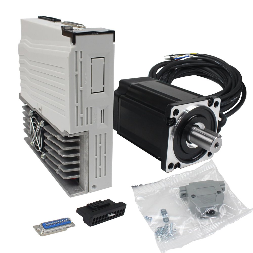 RATTMMOTOR YPMC-1000W 220V Servo Motor (Without Brake)+Servo Motor Driver