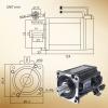 RATTMMOTOR YPMC-1000W 220V Servo Motor (Without Brake)+Servo Motor Driver view 3