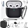 13 in 1 for AirPods 3 Case Accessories Set Kit for AirPods 3 Generation Case Cover Silicone 2021 Cleaning Pen, Protective Cases for AirPods Gen 3 3rd Cases Ear Cover[Only for 3st 2021 Released] view 1