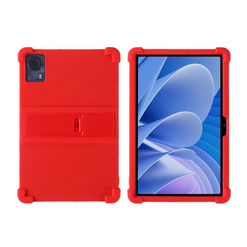 MOOPW Case for DOOGEE T30 Pro / T30 Ultra - Soft Silicone Shockproof Stand Rubber Shell Protective Cover for DOOGEE T30 Pro / T30 Ultra Tablet 11 inch