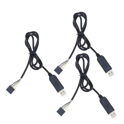 3pcs 6Pin FT6Pin FTDI USB to Serial Adapter Module USB to TTL 232 Cable
