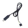 3pcs 6Pin FT6Pin FTDI USB to Serial Adapter Module USB to TTL 232 Cable view 4