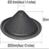 XYWHPGV 10 Inch Paper Speaker Cone Subwoofer Dot Paper Drum 1.4 Inch Coil Diameter with Surround Foam Dark Gray(9f532 f86fd 21b95 c0a65 f1345 1078a view 2
