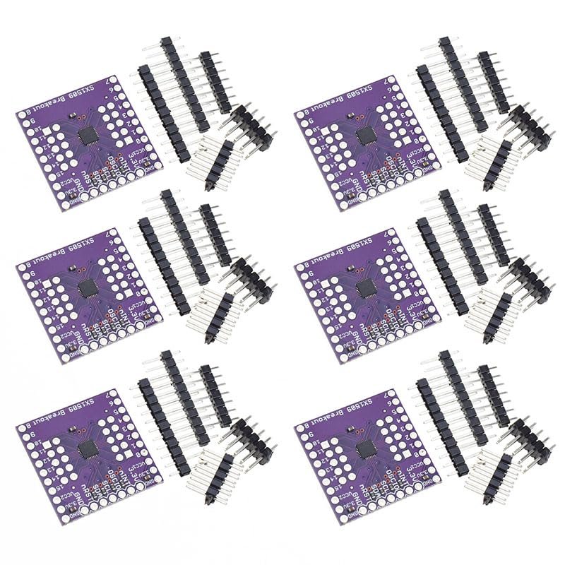 senzooe SX1509 16 channel input/output module keyboard GPIO voltage level LED driver, pack of 6