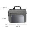Laptop and Tablet Bag 15.6 Inch Laptop Sleeve Water Repellent Carrying Case Slim Notebook Bags Multifunctional Resistant Durable Business Office Handbag Work Bag Business Travel Office view 2