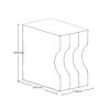 GLigeT CD Rack Fully Transparent Vinyl Record Holder, Desktop Acrylic LP Record Display Rack 3-Compartment Minimalist Record Storage Rack Disc Rack view 2