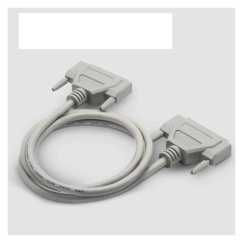 AJOHBM DB37 Pin Male to Female Serial Port Extension Data Cable Convert Cable Data Transmit Cable Conductor, 50cm
