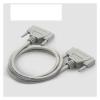 AJOHBM DB37 Pin Male to Female Serial Port Extension Data Cable Convert Cable Data Transmit Cable Conductor, 50cm view 3