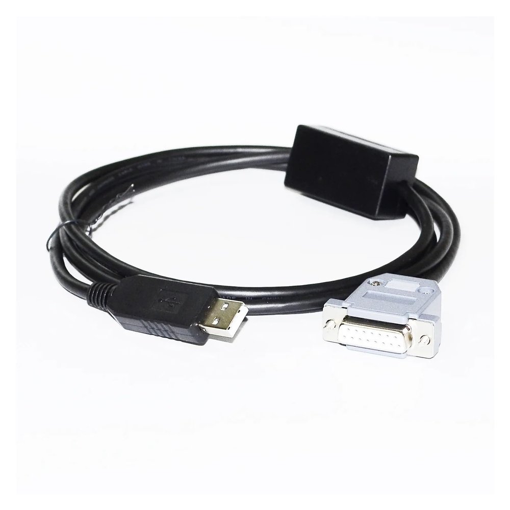 AJOHBM FT232RL CHIP USB to D-SUB 15-PIN DB15 Female Adapter RS232/RS485 Serial Communication Cable for LEUZE Electronic to PC(1.8M,RS485 Signal)