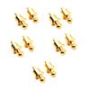 ALOEU 8Pcs Socket Cover Cap Gold Plated RCA Cap Plug Short-Circuit Socket Phono Connector Shielding RCA Shielding Plug view 3