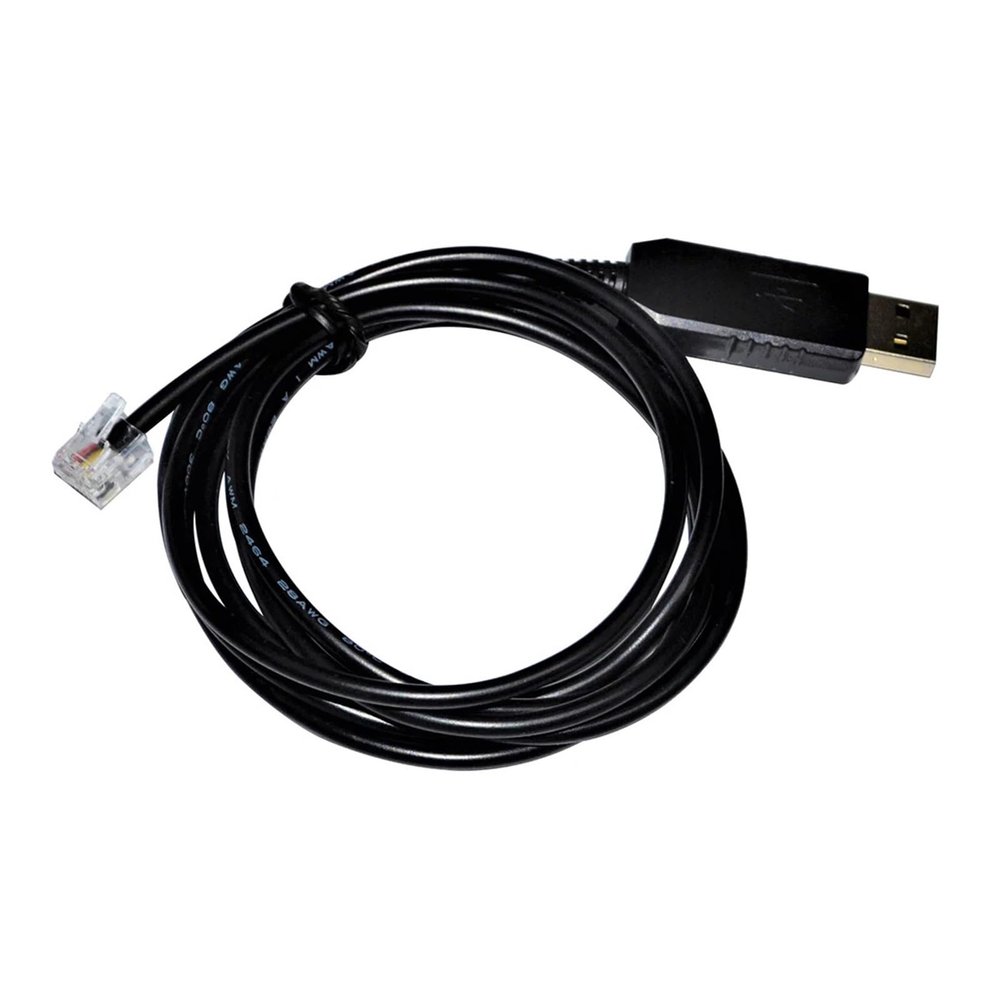 AJOHBM FT232RL USB to RS485 RJ11 RJ12 Plug Adapter Serial Communication Cable for TSINO-Dynatron COOLDRIVE CR/RC/R Series SERVO(3m)