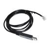 AJOHBM FT232RL USB to RS485 RJ11 RJ12 Plug Adapter Serial Communication Cable for TSINO-Dynatron COOLDRIVE CR/RC/R Series SERVO(3m) view 2