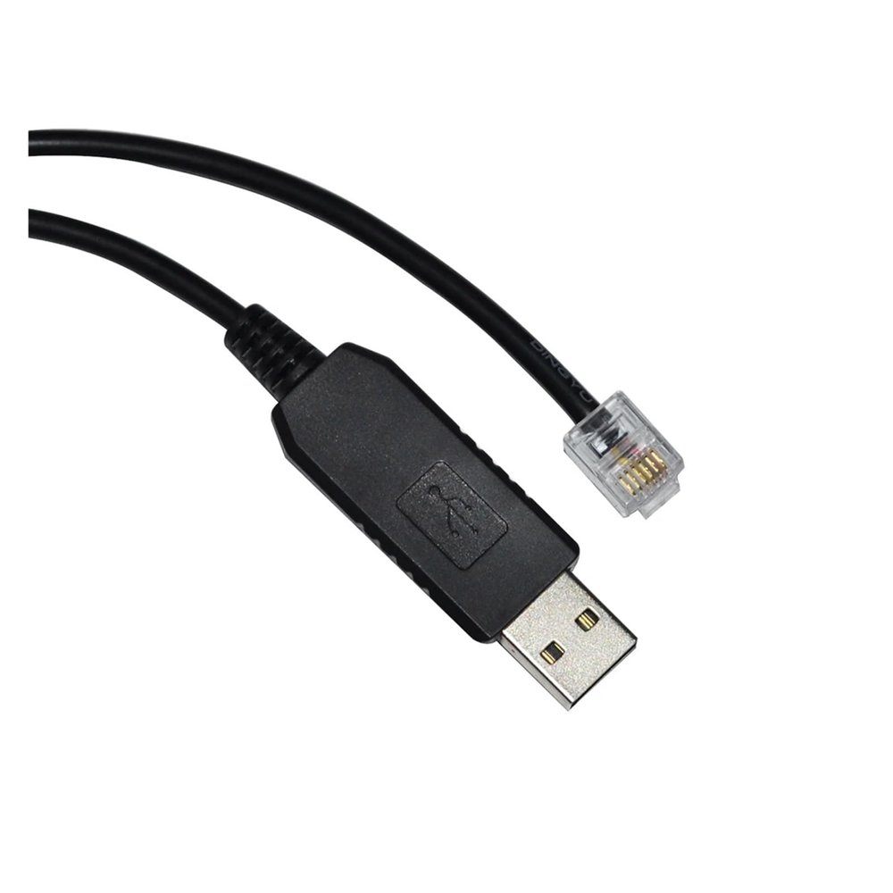 AJOHBM FT232RL USB to RJ11 6P4C Adapter RS232 Serial Cable for STEPNET Stepper Motor Driver to PC Compatible Copley SER-USB-RJ11(3m,FT232RL Chip)