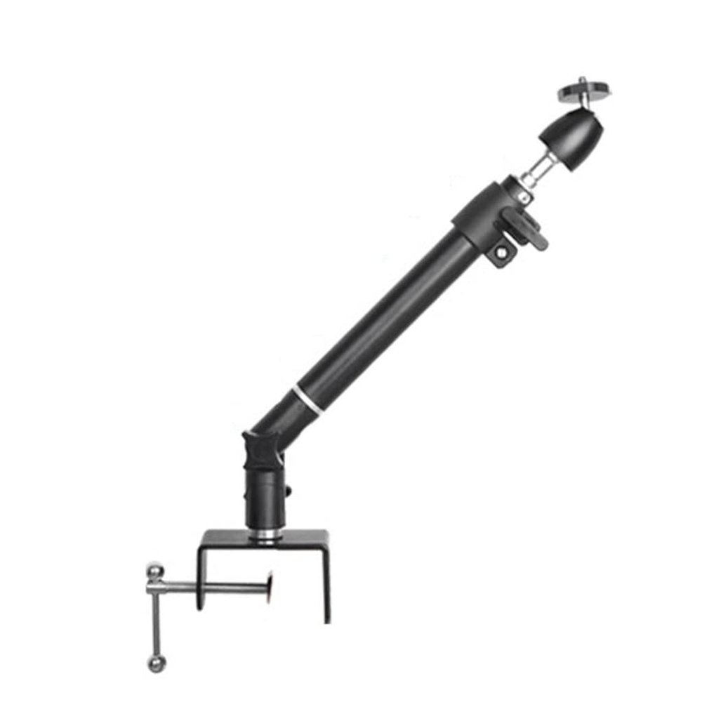 MekUk Projector Hanger 360 Flexible Articulating Long Arm Clamp Bracket, Mount Stand for Projector for CCTV/Camera/Projector/Webcam