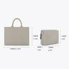 Laptop and Tablet Bag Laptop Bag 15.6 Inch Waterproof Lightweight Durable Office Bag Thin and Stylish Double-layer Design Large Capacity Handbag Work Bag Business Travel Office (Color : C) view 2