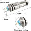 XYWHPGV Aviation Connector Plug, 10mm 2P WatPanel Male Wire Waterproof Power Chassis Metal Accessories Aviation Cable Connector Gold Plated Plug (6a3 view 4