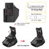 Fit Most Popular Full Size and Compact Pistols Universal Gun Holster, Glock 19/17/43X/48, Taurus G2C/G3 Beretta 92/92FS, S&W M&P, Sig P365/P320, 1911, and More view 3