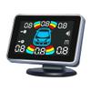 ALOEU Reversing Radar Detector with 8 Sensors - Front and Rear Mounted Parking Assist view 1
