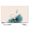 ABANO Indoor Peony LCD TV Dust Cover, Stretchable TV Screen Protector for Curved Table Hanging LED Dustproof Slipcover Bedroom Living Room Decoration TV Set Cover view 1