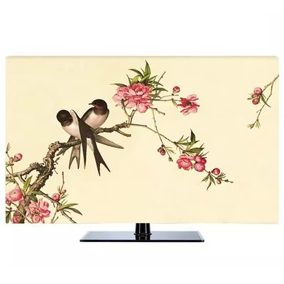 32-86in Indoor TV Dust Cover TV Cover For LCD/LED Protective Cover Liquid Crystal Display Protective Case Dustproof TV Screen Protector Bedroom Living Room Decoration